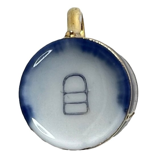 Miniature Royal Vienna Ackerman & Fritze Tea Cup & Saucer Cobalt Blue Demitasse - Picture 8 of 12